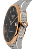 Jam Tangan Pria Tissot Luxury Powermatic 80 Dial Hitam dengan Tali Baja Perak - T086.407.22.051.00