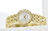 Versace V-Flare Quartz Silver Dial Gold Steel Strap Watch for Women - VEBN00818