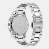 Salvatore Ferragamo Sapphire Chrono Blue Dial Silver Steel Strap Watch for Men - SFME01123