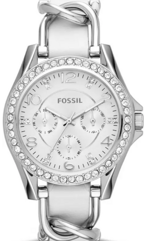 Montre best sale fossil riley