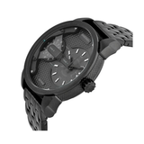 Diesel Mini Daddy Dual Time Black Dial Black Stainless Steel Strap Watch For Men - DZ7316