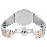 Emporio Armani Kappa Quartz Silver Dial Two Tone Mesh Bracelet Watch For Men - AR11093