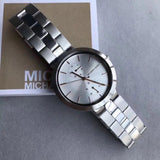 Michael Kors Garner Analog Silver Dial Silver Steel Strap Watch For Women - MK6407