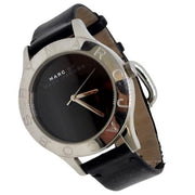 Marc Jacobs Blade Black Dial Black Leather Strap Watch for Women - MBM1205
