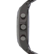 Marc Jacobs Blade Chronograph Black Dial Two Tone Steel Strap Watch for Women - MBM3179