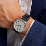 Tissot Everytime Medium White Dial Jam Tangan Tali Kulit Hitam Untuk Pria - T109.410.16.033.01