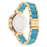 Michael Kors Ritz Gold Dial Two Tone Steel Strap Watch for Women - MK6328