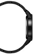 Daniel Wellington Iconic Link Ceramic Black Dial Black Steel Strap Watch For Women - DW00100415
