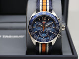 Tag Heuer Formula 1 Chronograph 43mm Dial Biru Jam Tangan NATO Strap untuk Pria - CAZ1014.FC8196