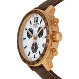 Jam Tangan Tissot Quickster Chronograph Dial Perak Untuk Pria - T095.417.36.037.01