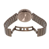 Gucci Interlocking G Quartz Brown Dial Brown Steel Strap Watch for Women -  YA133317