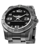 Breitling Aerospace Evo Black Dial Silver Steel Strap Watch for Men - E79363101B1E1