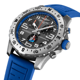 Breitling Endurance Pro Ironman World Championship Grey Dial Blue Rubber Strap Watch for Men - E823103A1M1S1