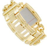 Guess MOD Heavy Metal Diamonds Gold Dial Gold Steel Strap Watch for Women - W0072L1