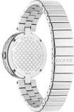 Gucci Diamantissima Quartz White Dial Silver Steel Strap Watch For Women - YA141402