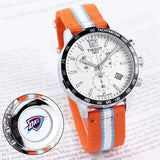 Jam Tangan Tissot Quickster Chronograph NBA Oklahoma City Thunder Untuk Pria - T095.417.17.037.14