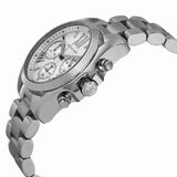 Michael Kors Bradshaw  Chronograph Silver Dial Silver Steel Strap Watch for Women - MK6174