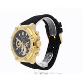 Guess Third Gear Multifunction Black Dial Black Rubber Strap Watch for Men - GW0334G2