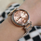 Michael Kors Skylar Quartz Rose Gold Dial Rose Gold Steel Strap Watch For Women - MK5971