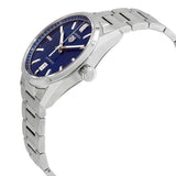 Tag Heuer Carrera Date Blue Dial Silver Steel Strap Watch for Men - WBN2112.BA0639