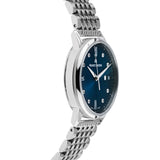 Maurice Lacroix Eliros Diamonds Blue Dial Silver Steel Strap Watch For Women - EL1094-SS002-450-1