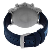 Emporio Armani Luigi Chronograph Quartz Blue Dial Blue Nylon Strap Watch For Men - AR1949