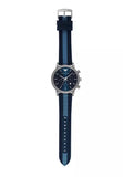 Emporio Armani Luigi Chronograph Quartz Blue Dial Blue Nylon Strap Watch For Men - AR1949