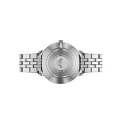 Emporio Armani Classic Quartz Black Dial Silver Steel Strap Watch For Men - AR11161