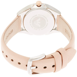 Emporio Armani Valeria Quartz White Dial Beige Leather Strap Watch For Women - AR11031