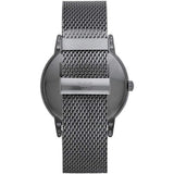 Emporio Armani Luigi Quartz Blue Dial Grey Mesh Bracelet Watch For Men - AR11053