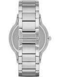 Emporio Armani Renato Quartz Black Dial Silver Steel Strap Watch For Men - AR11179