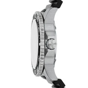 Emporio Armani World Explorer Solar Black Dial Black Silicone Strap Watch for Men - AR11788