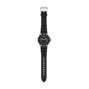 Emporio Armani World Explorer Solar Black Dial Black Silicone Strap Watch for Men - AR11788