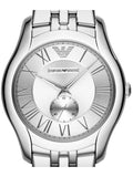 Emporio Armani Classic Quartz Silver Dial Silver Steel Strap Watch For Men - AR1788