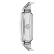 Emporio Armani Meccanico Automatic Green Dial Silver Steel Strap Watch For Men - AR60067