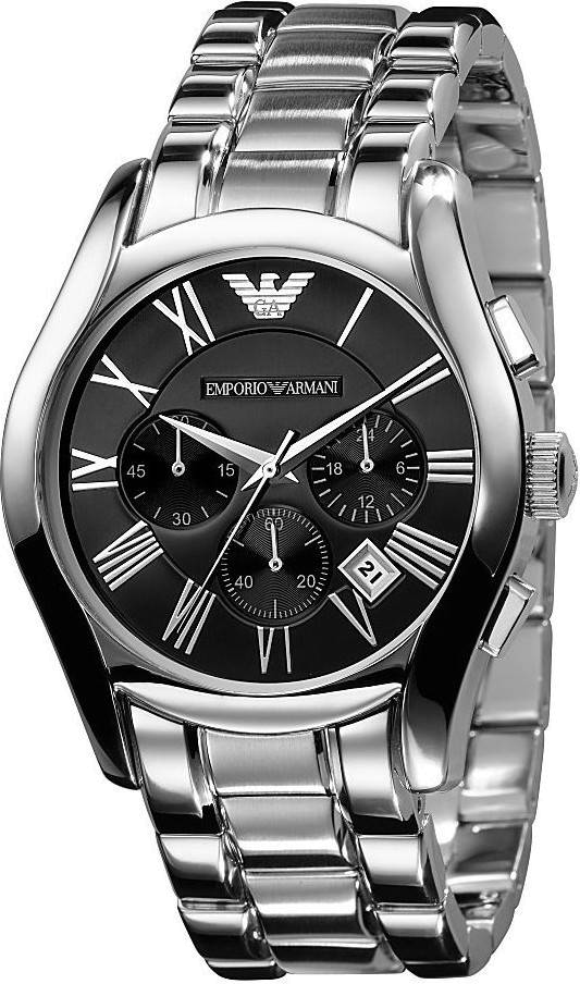 腕時計 EMPORIO ARMANI Emporio Armani オールブラック レザー 腕時計 関税送料込 (EMPORIO