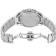 Emporio Armani Sportivo Chronograph Blue Dial Silver Steel Strap Watch For Men - AR6091