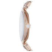 Emporio Armani Arianna Analog Mother of Pearl Dial Rose Gold Steel Strap Watch For Women - AR11196