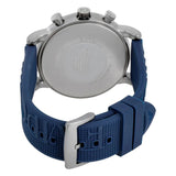 Emporio Armani  Luigi Chronograph Black Dial Blue Rubber Strap Watch For Men - AR11023