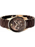Emporio Armani Sport Chronograph Brown Dial Brown Steel Watch For Men - AR5890