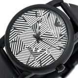 Emporio Armani Luigi Quartz White Dial Black Rubber Strap Watch For Men - AR11136