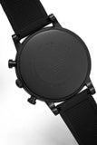 Emporio Armani Luigi Chronograph Black Dial Black Rubber Strap Watch For Men - AR11024