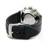 Emporio Armani Sportivo Chronograph Black Dial Black Rubber Strap Watch For Men - AR0527