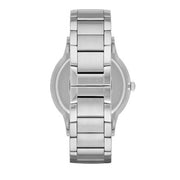 Emporio Armani Renato Quartz Black Dial Silver Steel Strap Watch For Men - AR11179