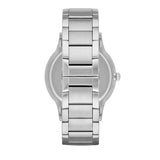 Emporio Armani Renato Quartz Black Dial Silver Steel Strap Watch For Men - AR11179