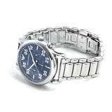 Emporio Armani Luigi Chronograph Blue Dial Silver Steel Strap Watch For Men - AR11132