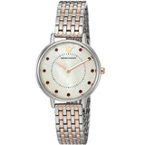 Emporio Armani Dress Analog Mother of Pearl Dial Two Tone Steel Strap Watch For Women - AR2515