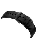 Emporio Armani Dress Chronograph Black Dial Black Leather Strap Watch For Men - AR1918