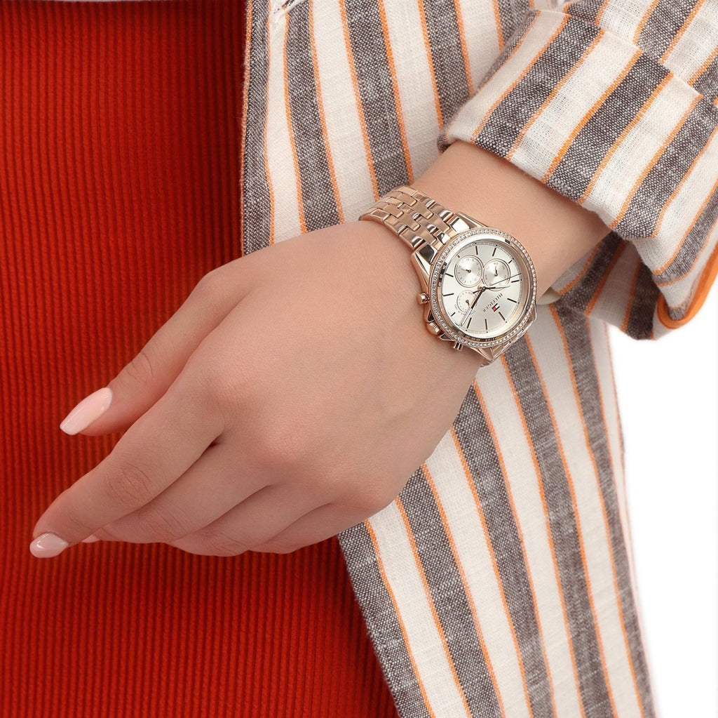 Hilfiger Watch Tommy Hilfiger Damenuhr Dressed Up Silber Hilfiger