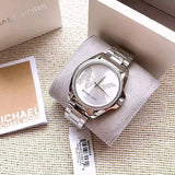 Michael Kors Bradshaw Quartz Silver Dial Silver Steel Strap Watch For Women - MK6554